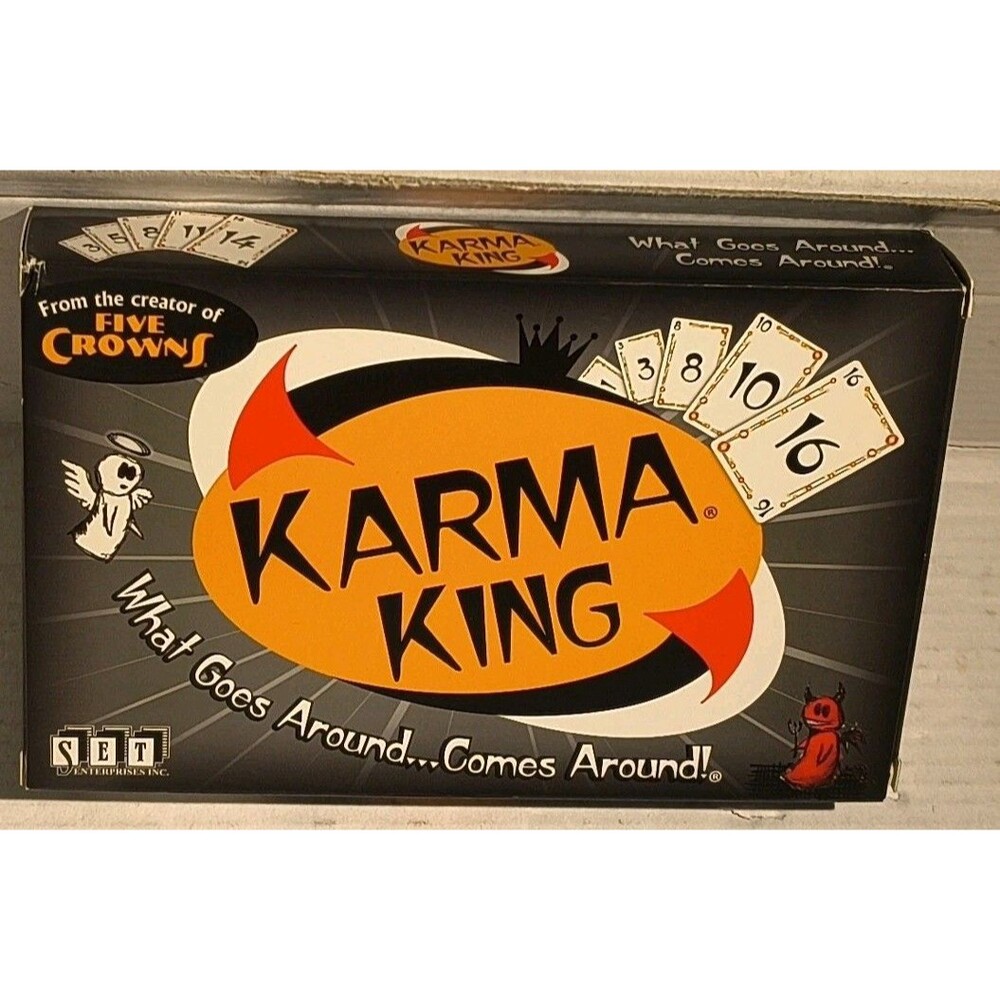 Karma King Card Game SET Makers What Goes Around Comes Around SEALED CARDS Good